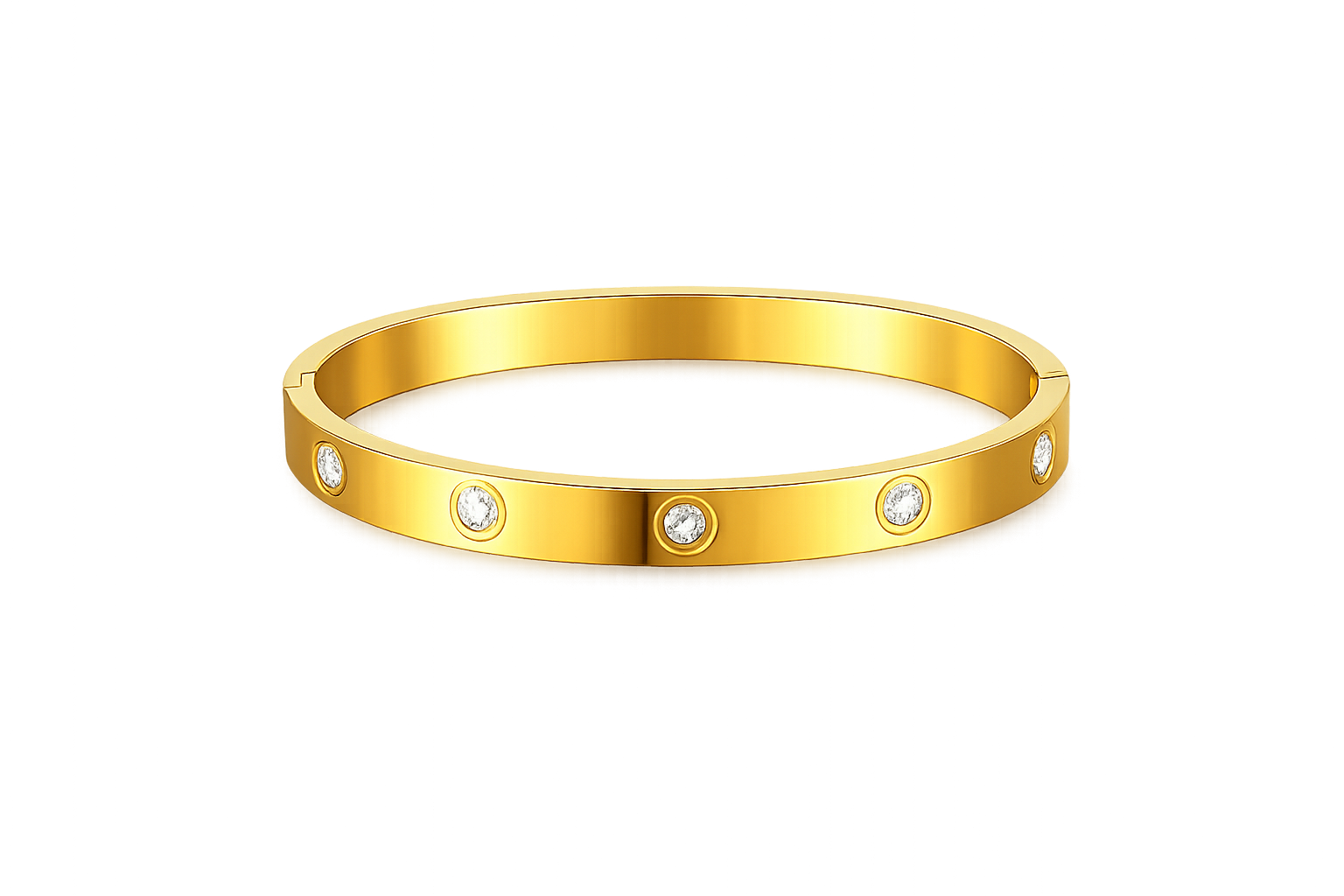 Armreif mit Tennisarmband