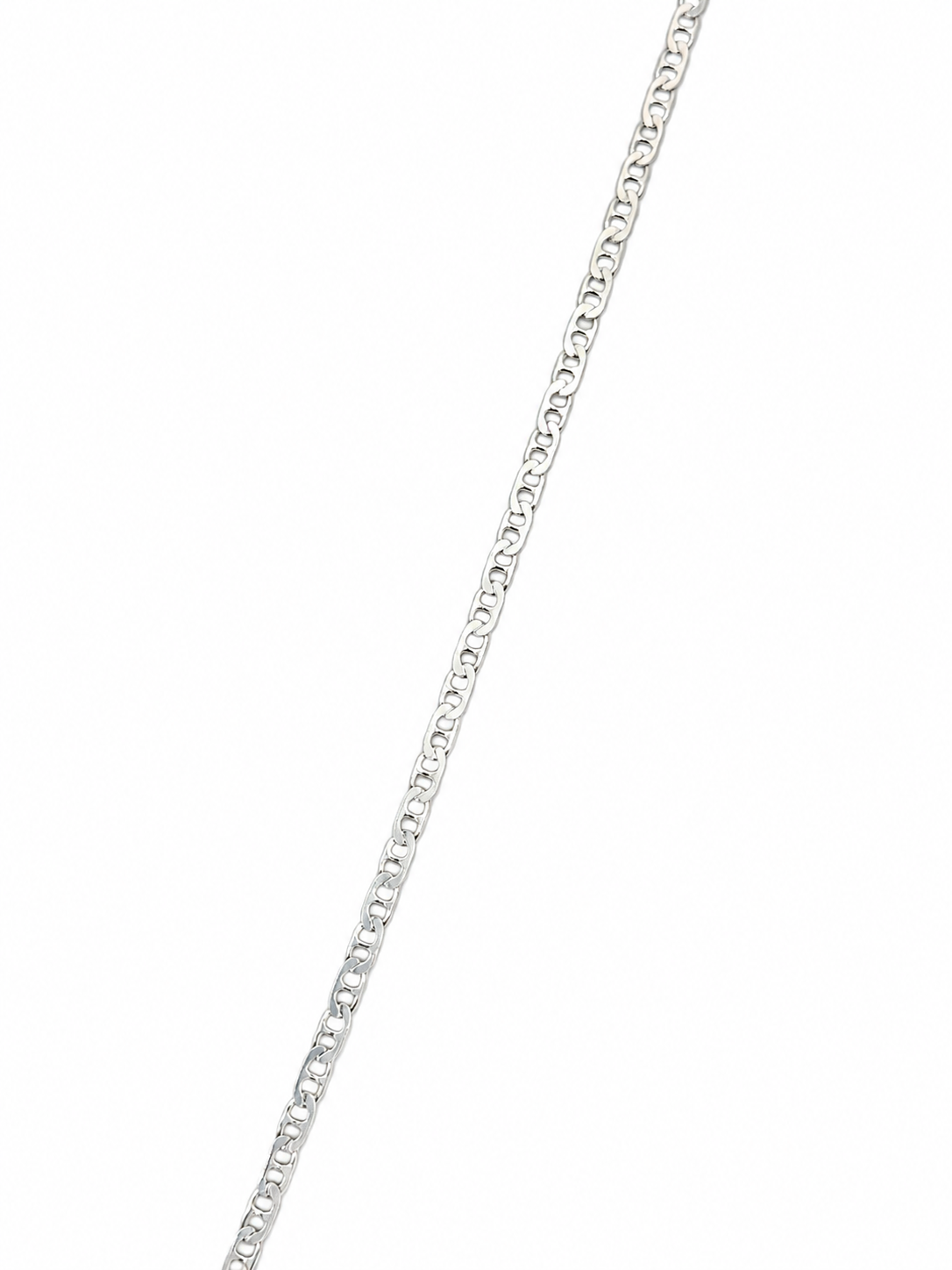 Steg-Langpanzerarmband diamantiert